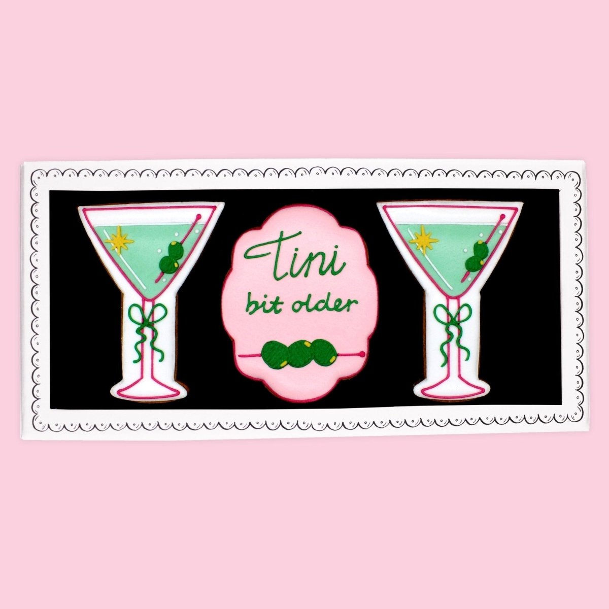Biscuiteers Tini Bit Older Letterbox Biscuits - Patisserie Valerie