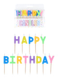 Bright ‘Happy Birthday’ Candles - Pack of 13 - Patisserie Valerie