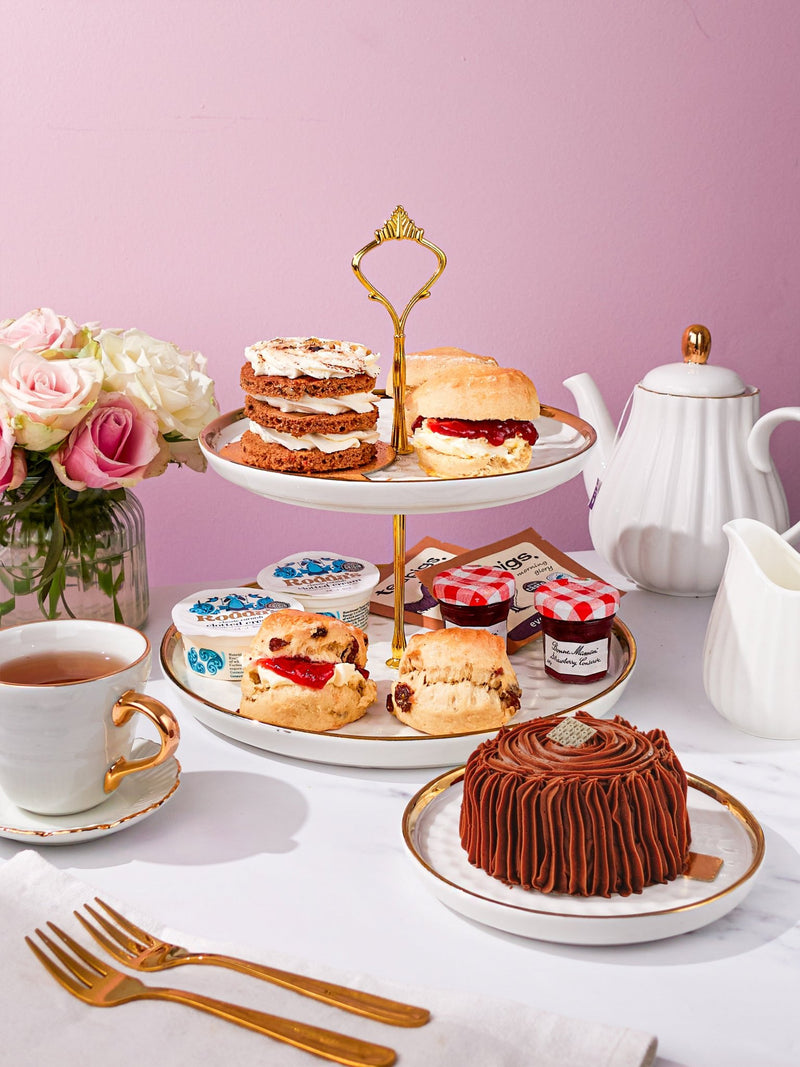 Patisserie Valerie's handmade Classic Cream Tea cake delivery 