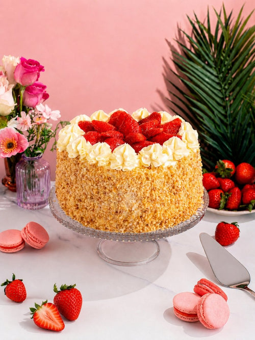 Classic Strawberry Gateau - Patisserie Valerie