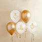 Patisserie Valerie's handmade Communion 12" Latex Balloons - Pack of 5 cake delivery 