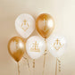 Patisserie Valerie's handmade Communion 12" Latex Balloons - Pack of 5 cake delivery 