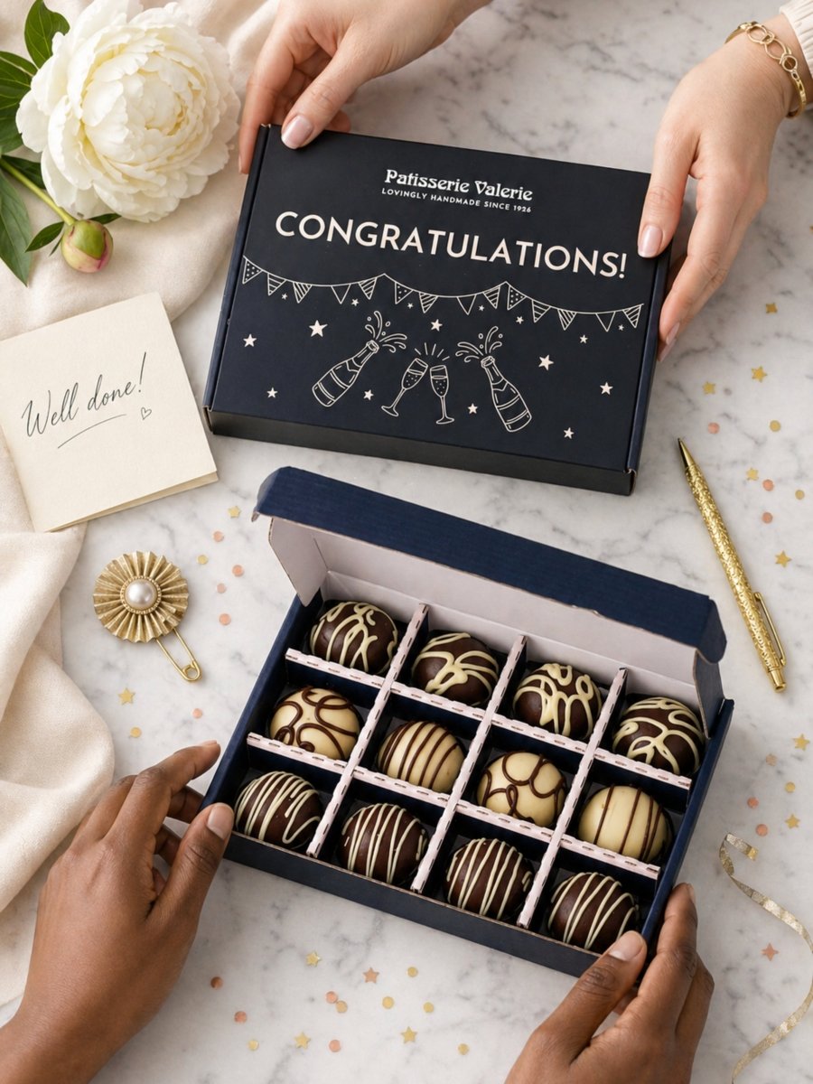 Congratulations Cake Bites Gift Box - Patisserie Valerie