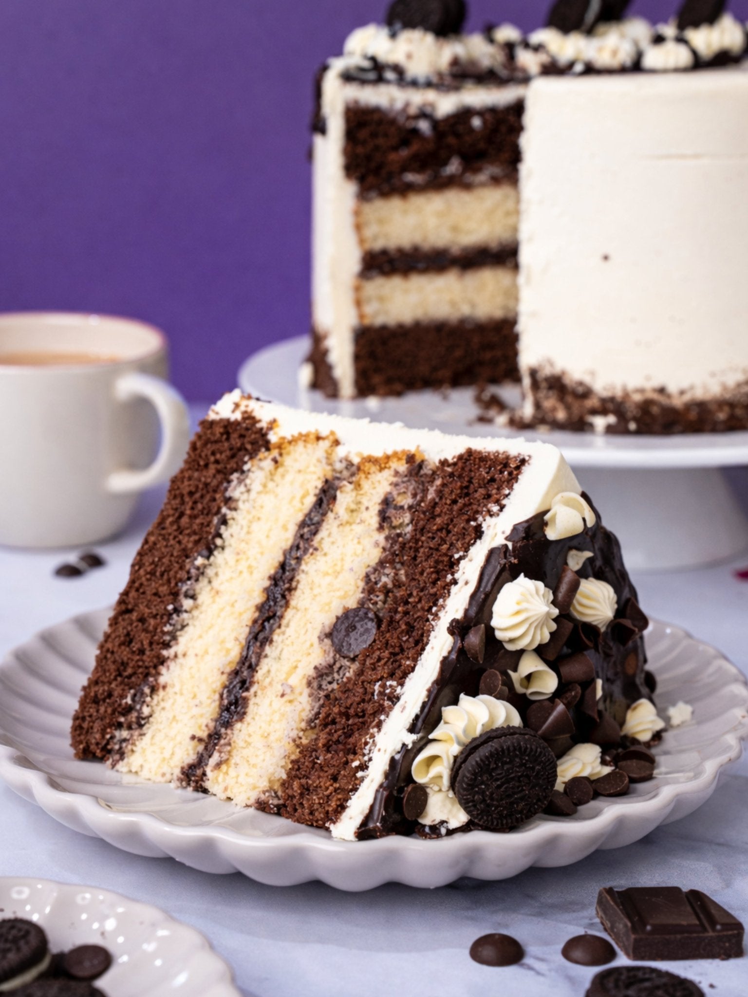 Cookies & Cream Cake - Patisserie Valerie