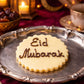 'Eid Mubarak' Inscription - Patisserie Valerie