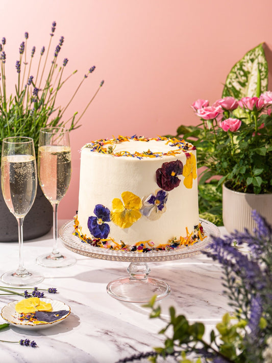 Elderflower & Rose Garden Cake