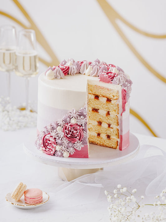 Floral Waterfall Cake