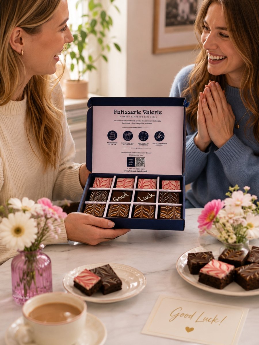 Good Luck Chocolate Brownies - Patisserie Valerie