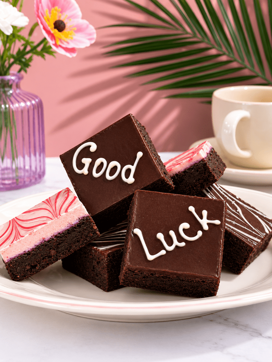 Good Luck Chocolate Brownies - Patisserie Valerie
