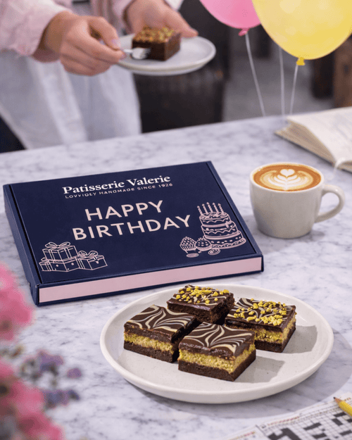 Happy Birthday Dubai-Style Brownie Gift Box