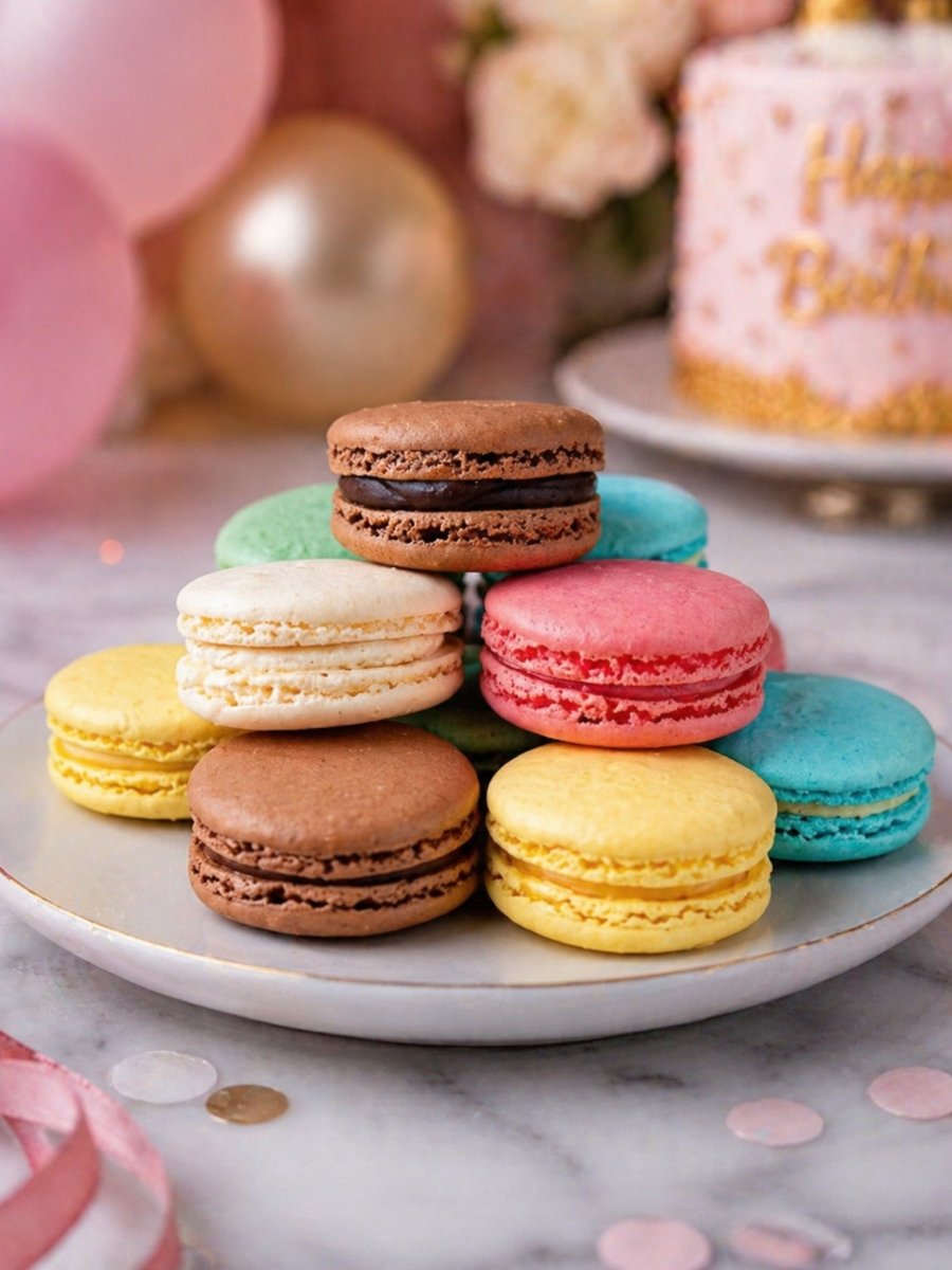 Happy Birthday Macarons - Patisserie Valerie