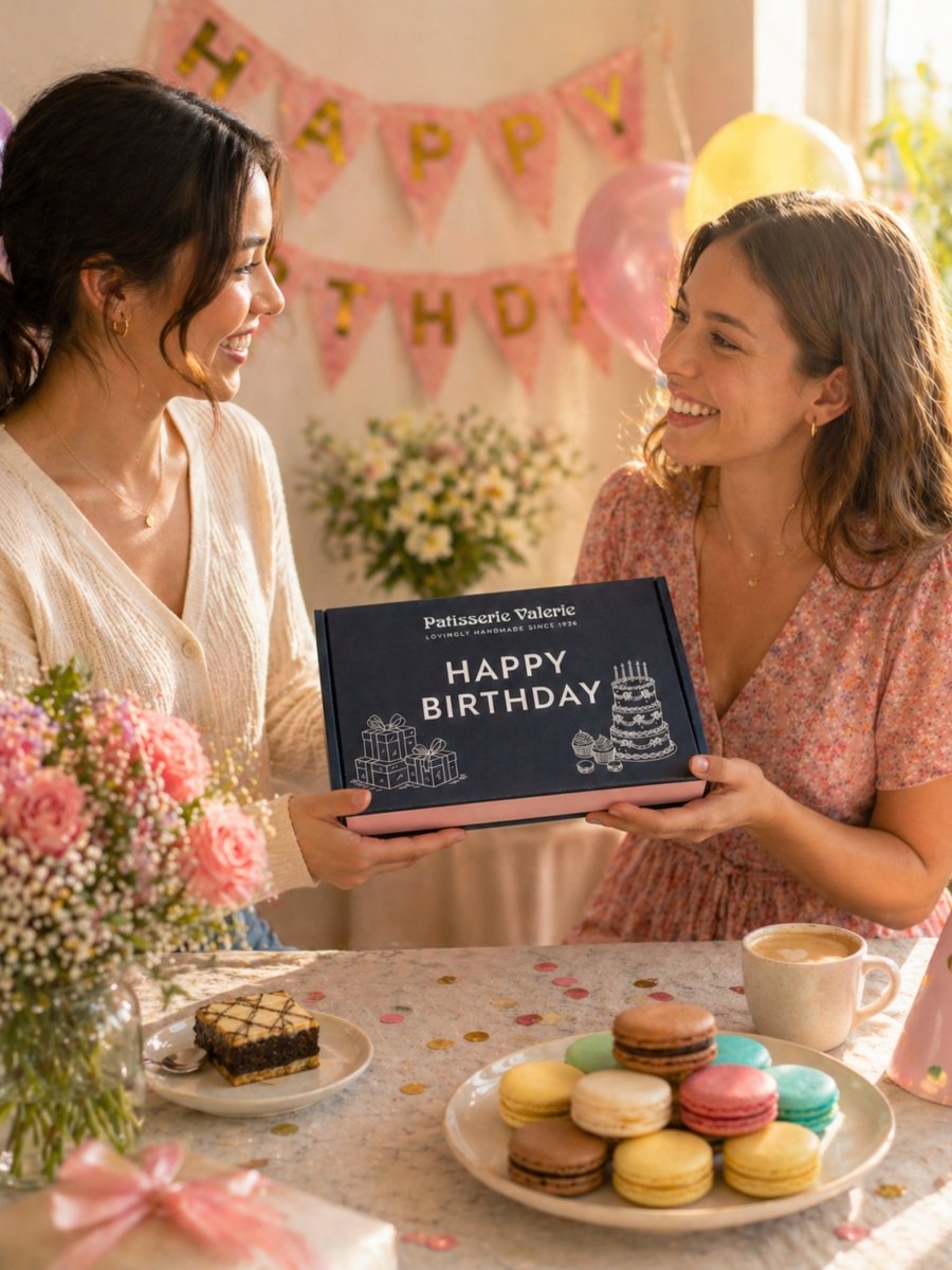 Happy Birthday Macarons - Patisserie Valerie