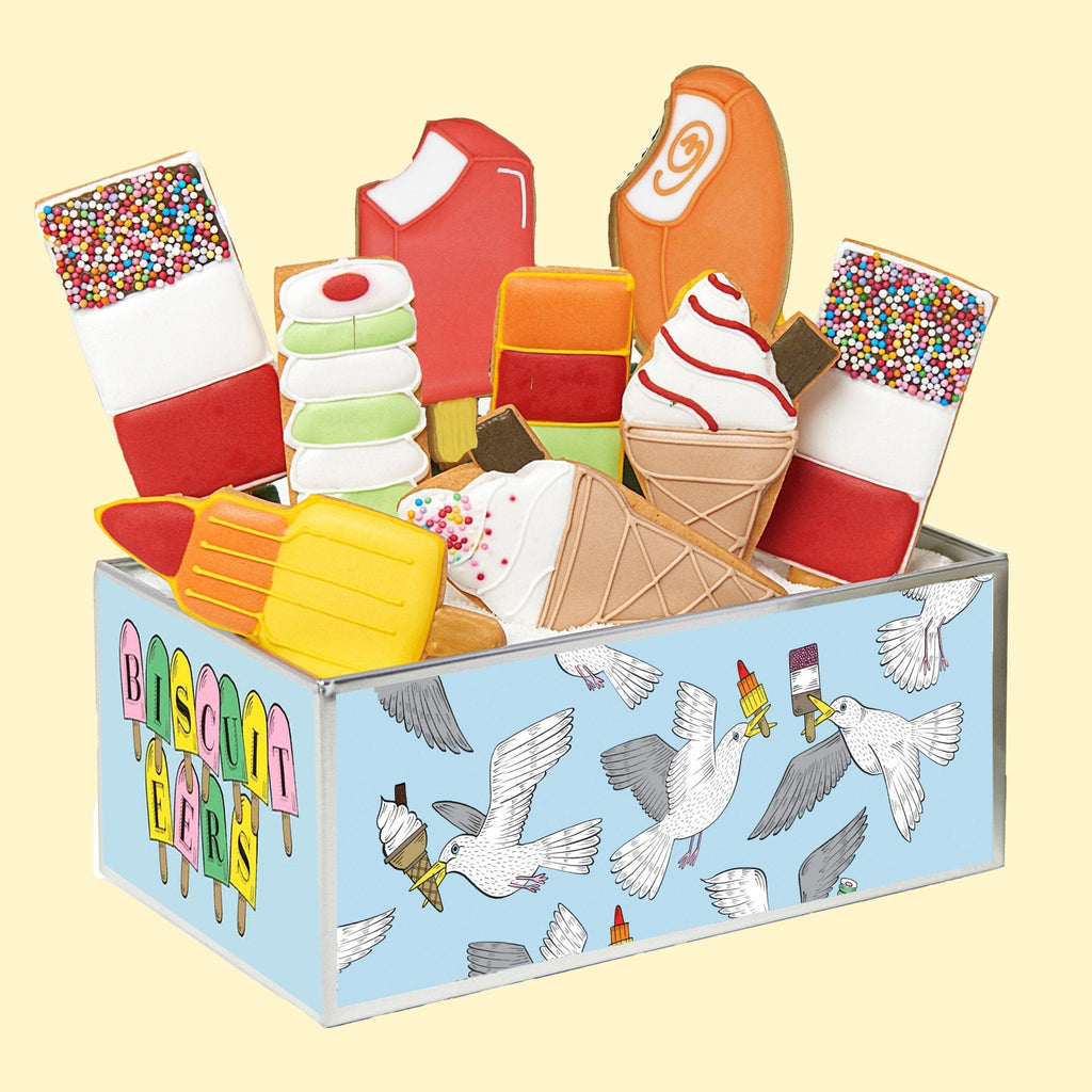 Biscuiteers Ice Lollies Biscuit Tin