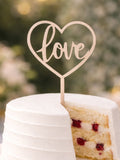 "Love" Cake topper - Patisserie Valerie