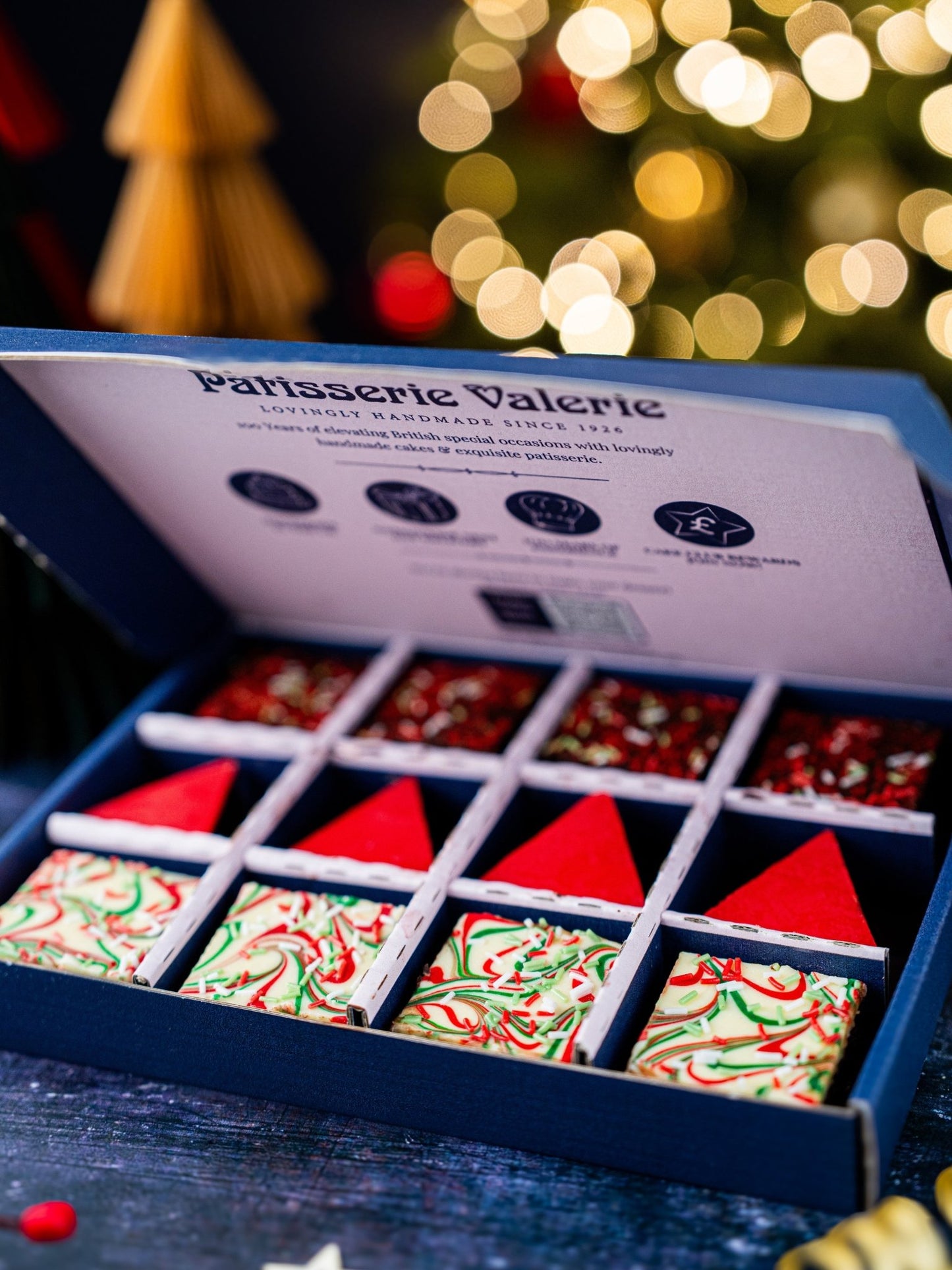 Luxury Christmas Brownie Box - Patisserie Valerie