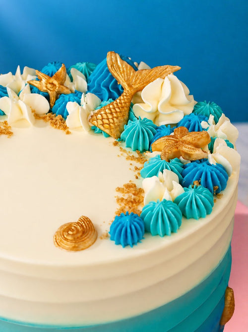 Mermaid Under The Sea Birthday Cake - Patisserie Valerie