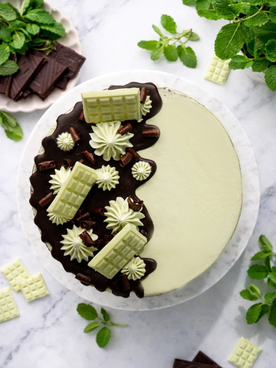 Mint Choc Chip Cake - Patisserie Valerie