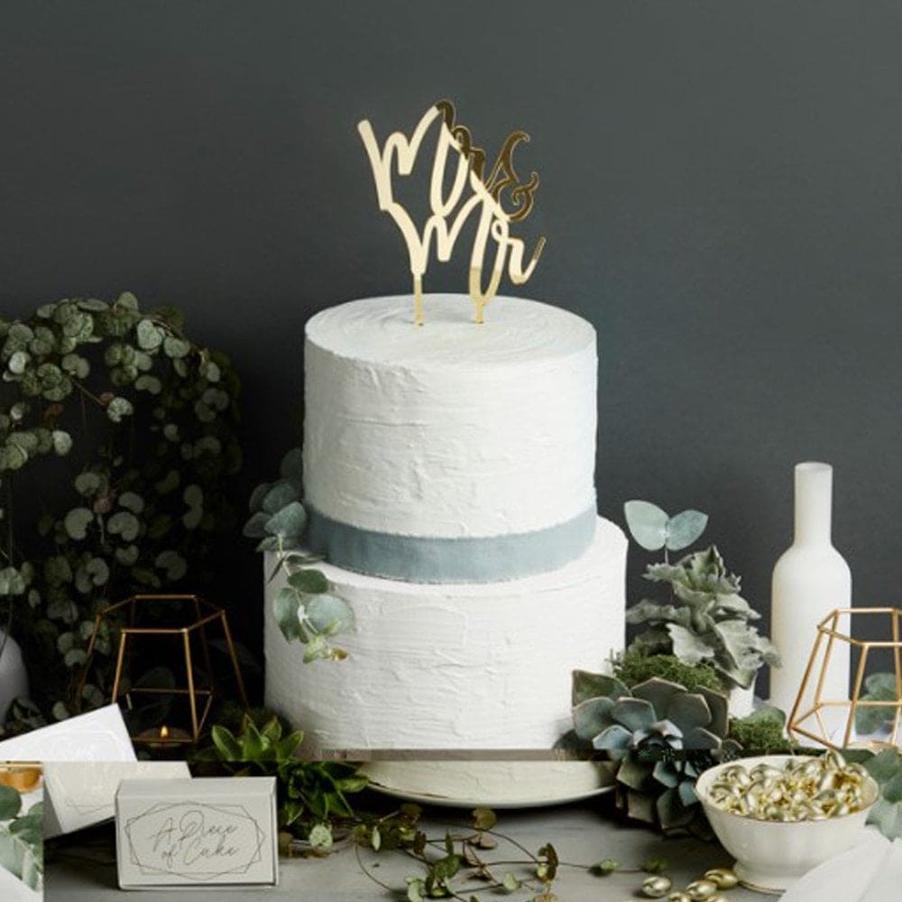 Patisserie Valerie's handmade "Mr & Mr" Cake Topper cake delivery 