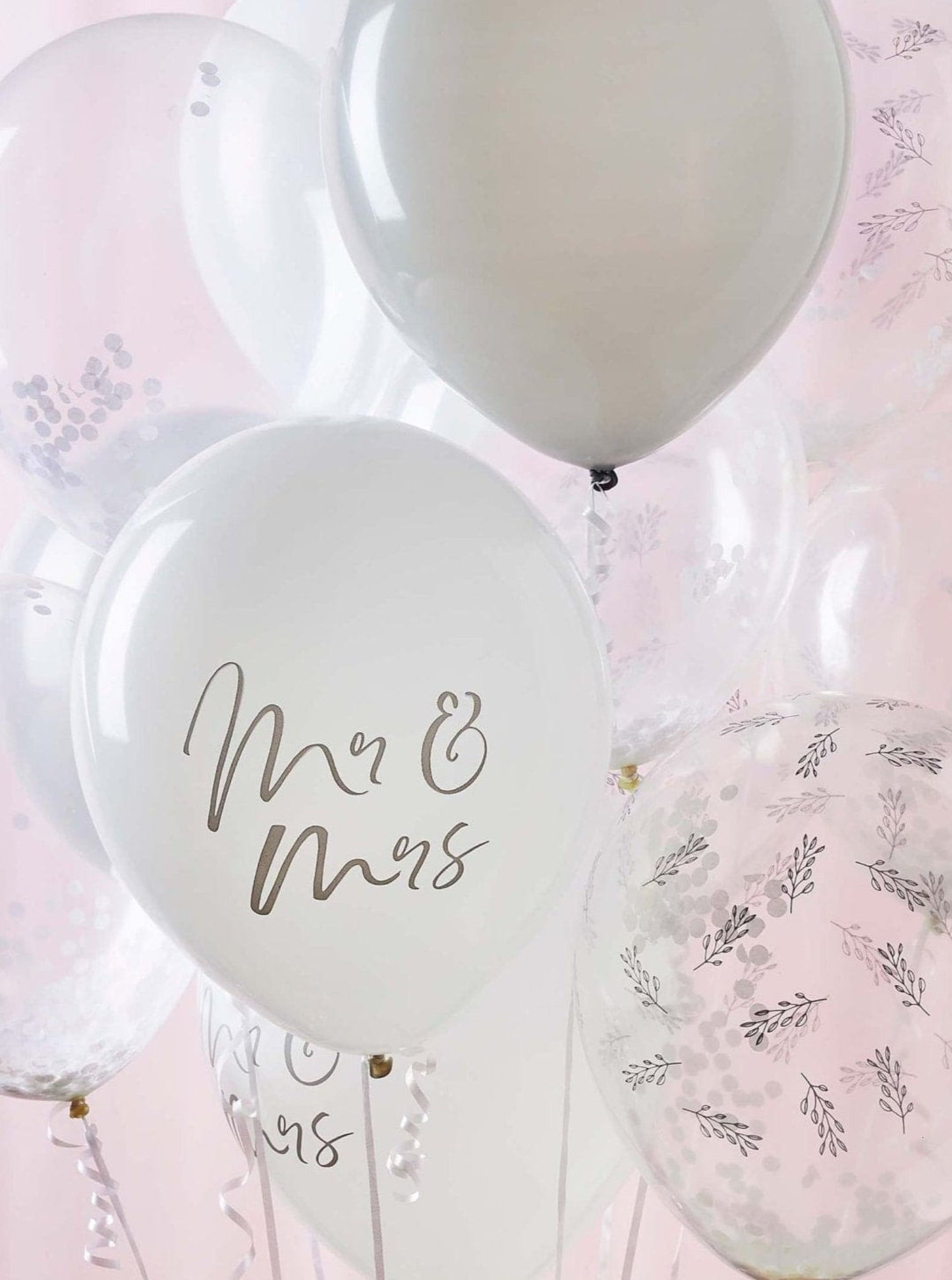 Patisserie Valerie's handmade Mr & Mrs Balloon Bundle cake delivery 