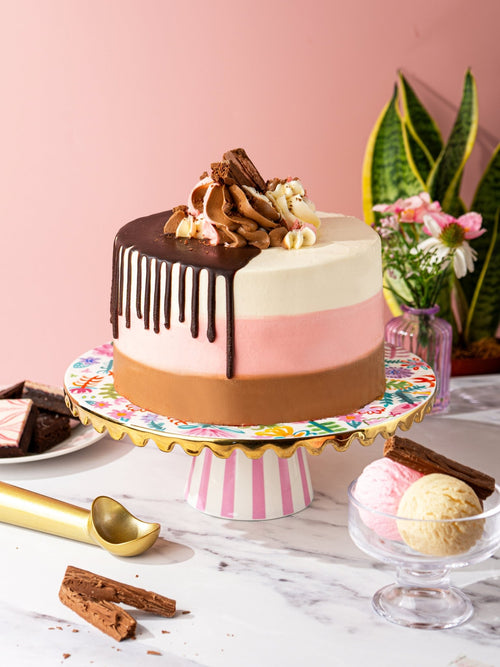 Neapolitan Celebration Cake