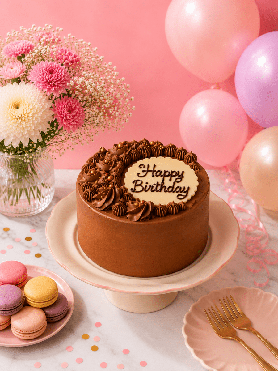 Personalised Ultimate Chocolate Cake - Patisserie Valerie