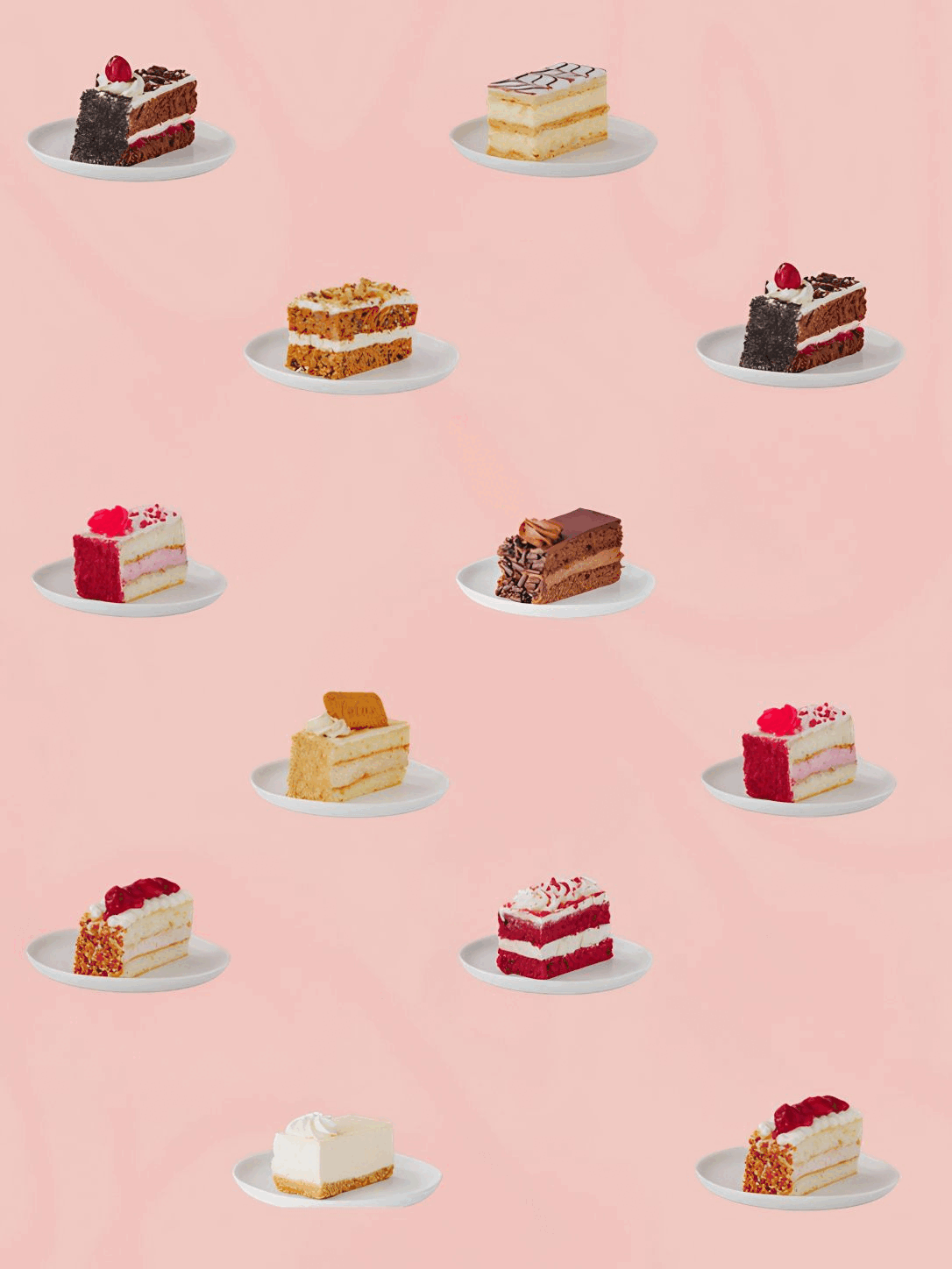 Patisserie Valerie's handmade Pick & Mix 10 Slices of Cake cake delivery 