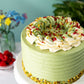 Patisserie Valerie's handmade Pistachio and Raspberry Delight Cake cake delivery 