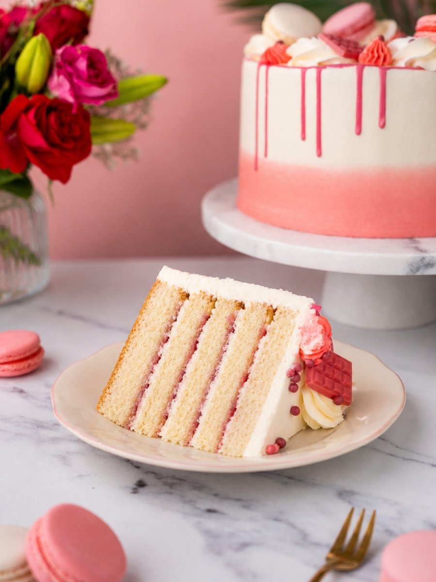 Blush Pink Celebration Drip Cake (Copy)