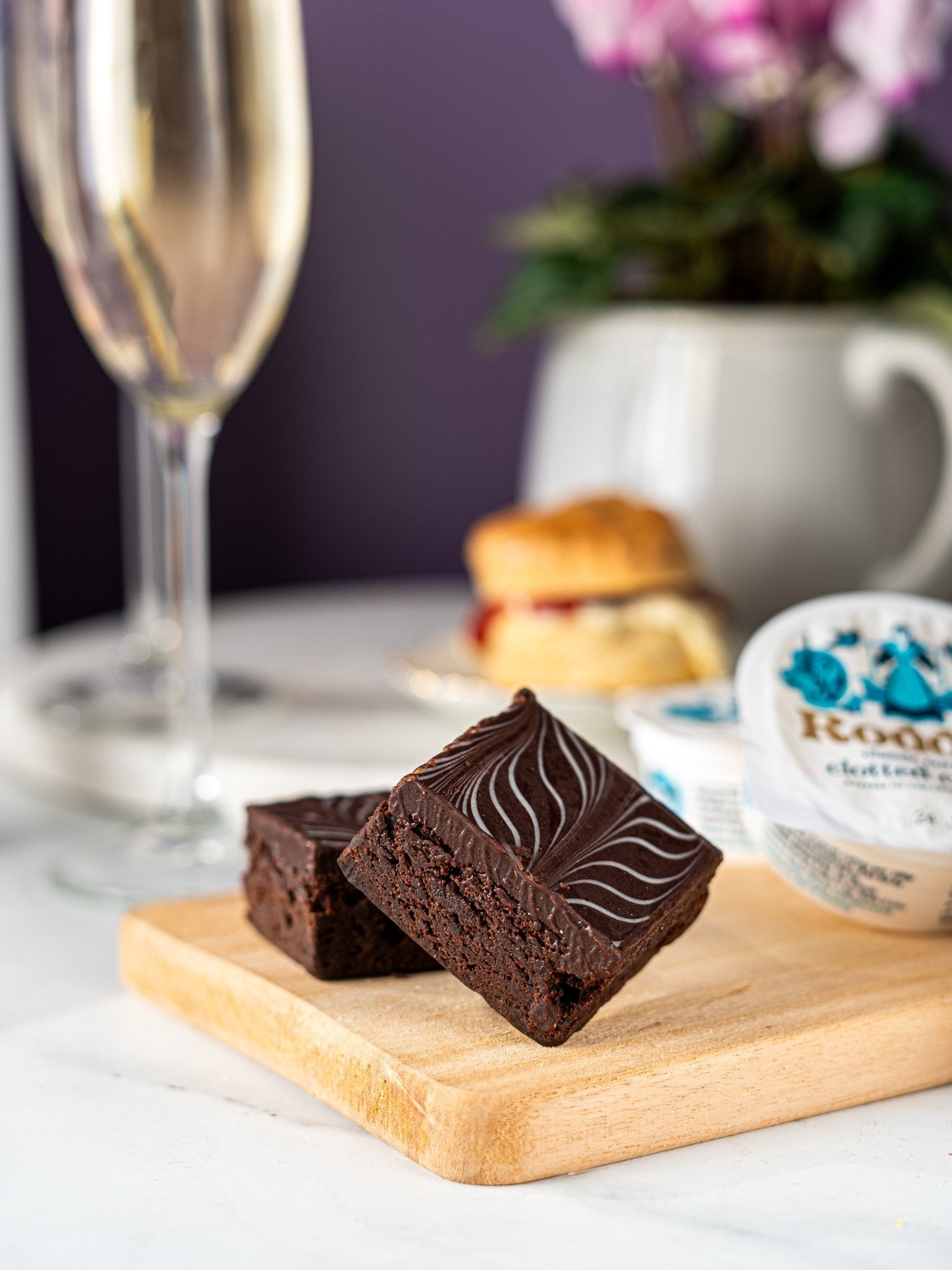 Patisserie Valerie's handmade Prosecco Cream Tea cake delivery 