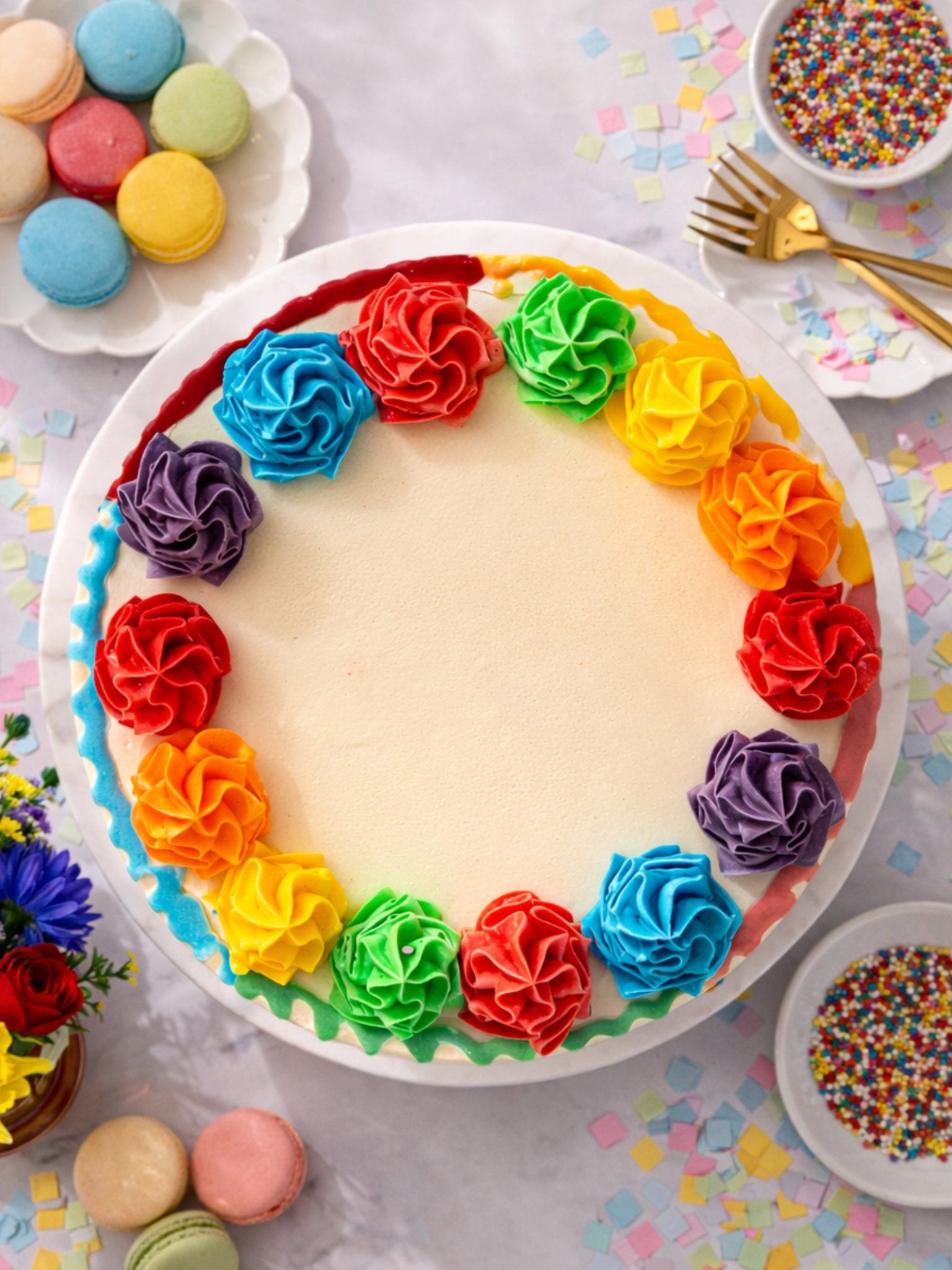 Rainbow Cake - Patisserie Valerie