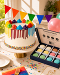 Rainbow Cake & Macarons Pride Bundle - Patisserie Valerie