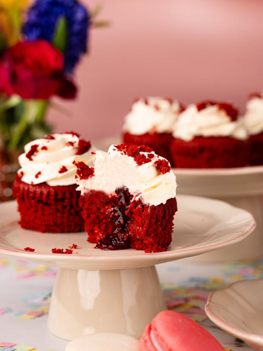 Red Velvet Indulgence Cupcake Selection