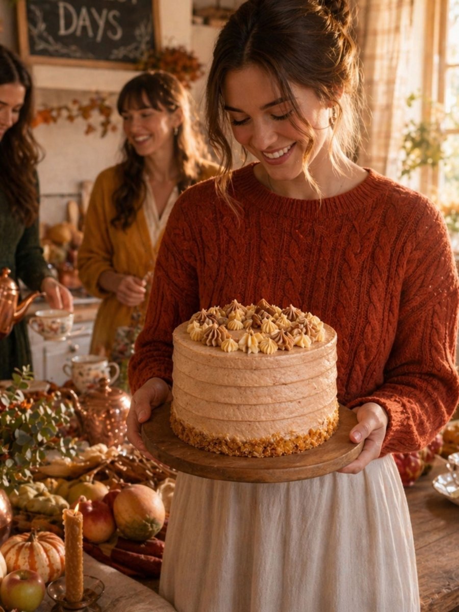 Spiced Apple & Cinnamon Cake - Patisserie Valerie