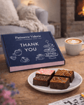 Thank You Chocolate Fudge Brownies Gift Box - Patisserie Valerie