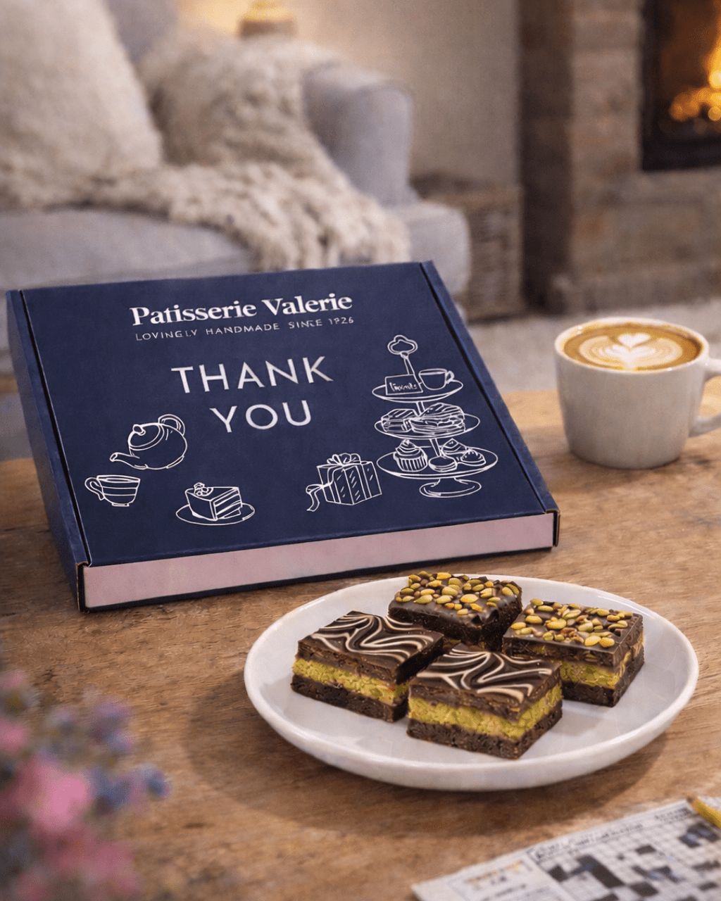 Thank You Dubai - Style Brownie Gift Box - Patisserie Valerie