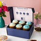 Patisserie Valerie's handmade True Blue Cupcake Collection cake delivery 