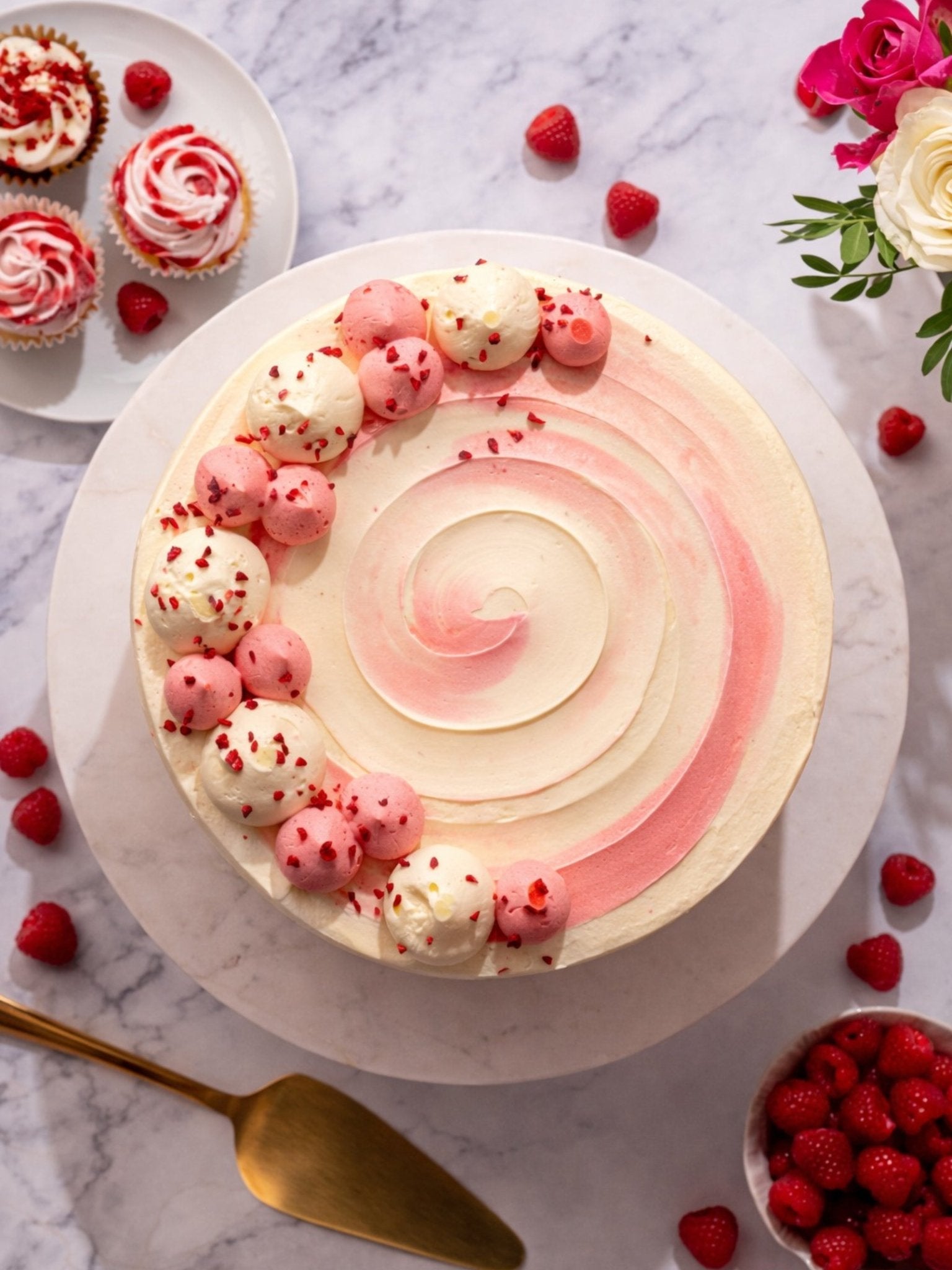 Ultimate Raspberry Ripple Cake - Patisserie Valerie