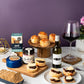 Patisserie Valerie's handmade Vintage Cheese & Wine Gift Hamper cake delivery 