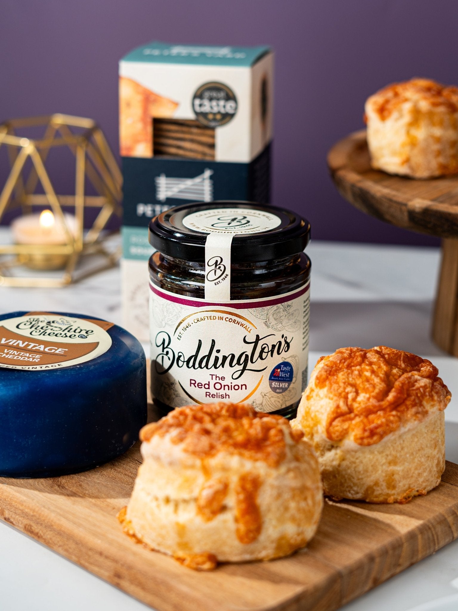 Patisserie Valerie's handmade Vintage Cheese & Wine Gift Hamper cake delivery 