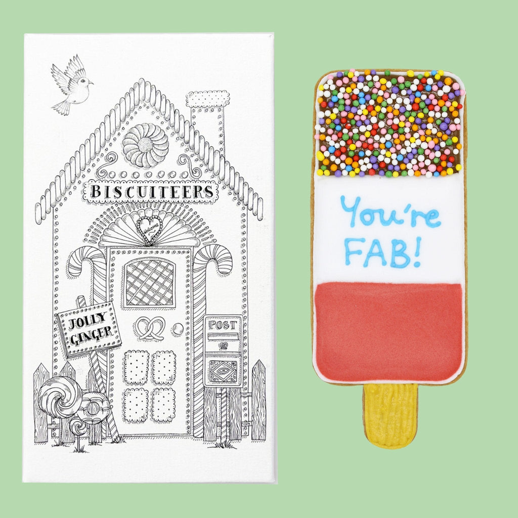 Biscuiteers You're Fab Letterbox Biscuit