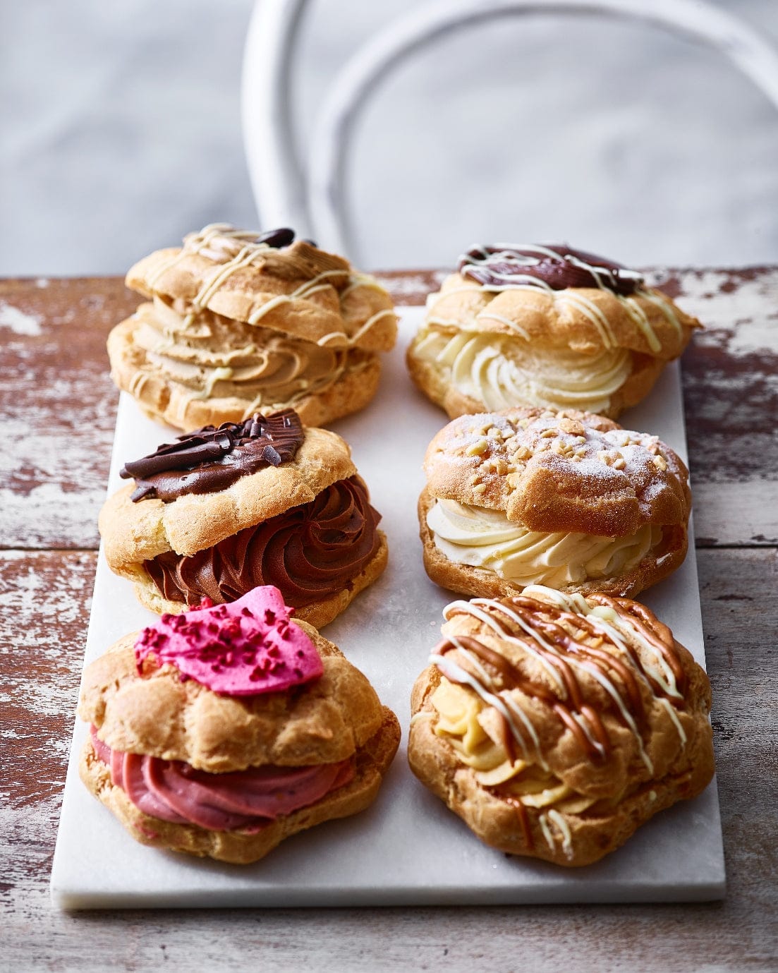 Choux Bun Patisserie Box - Patisserie Valerie