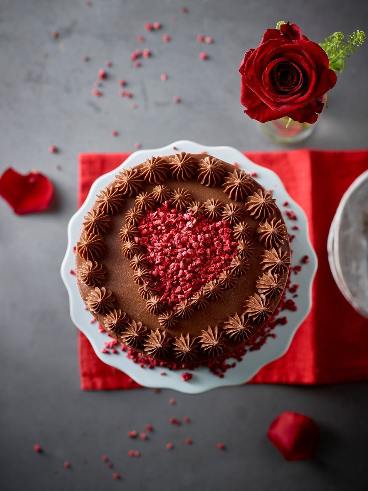 Chocolate Heart Cake - Patisserie Valerie