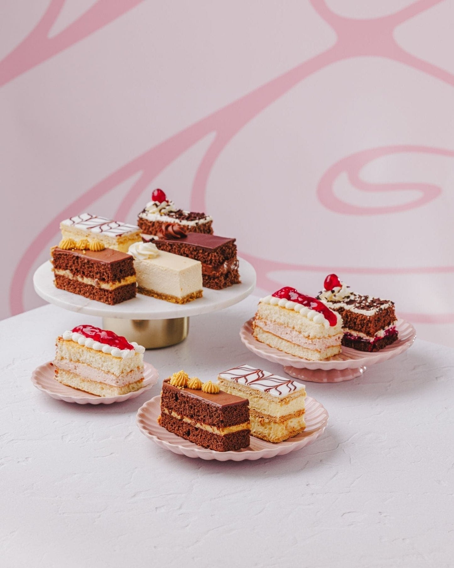 Patisserie Valerie's handmade Pick & Mix 10 Slices of Cake cake delivery 