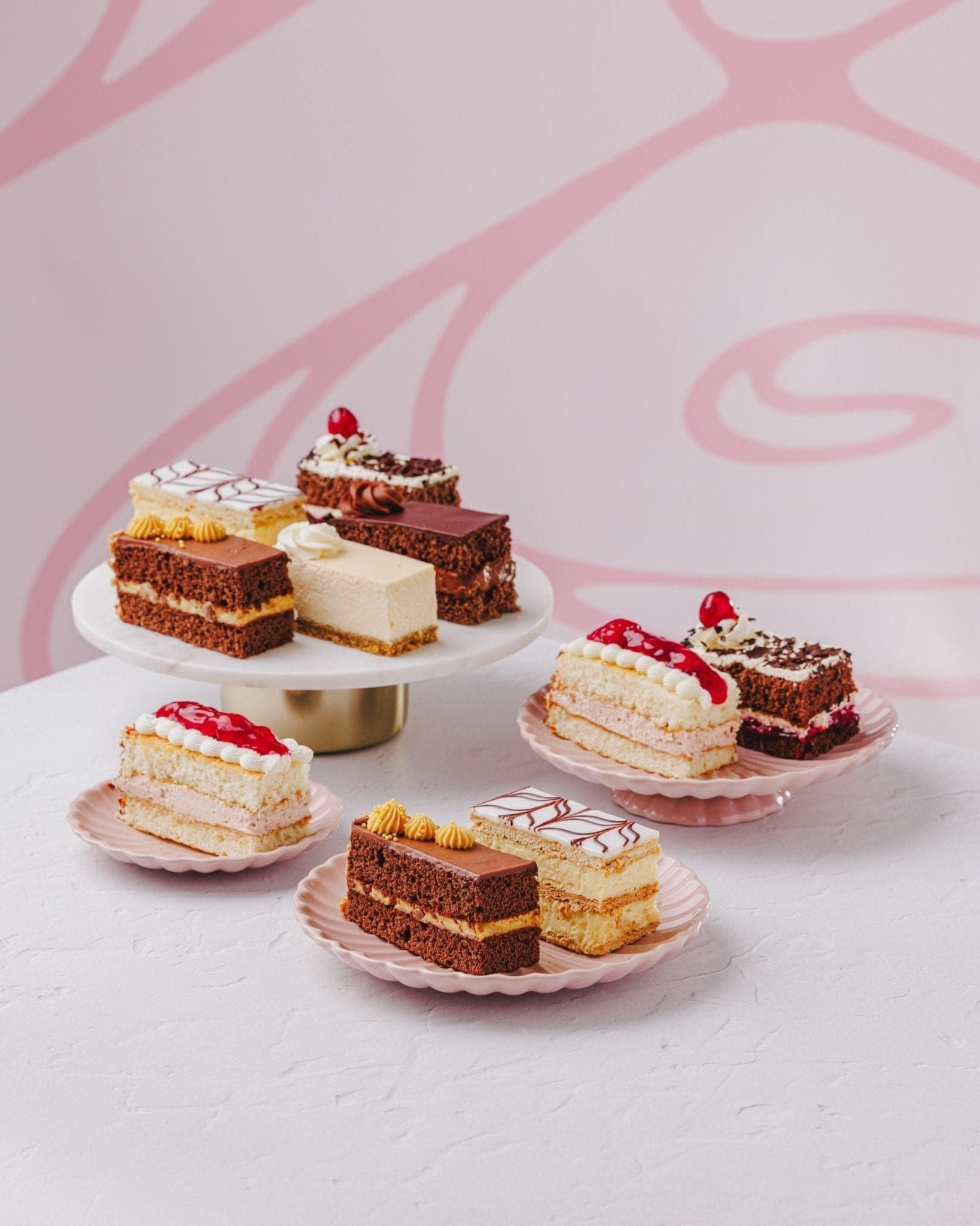 Patisserie Valerie's handmade Pick & Mix 10 Slices of Cake cake delivery 