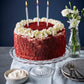 Patisserie Valerie's handmade Skinny Metallic Candles cake delivery 